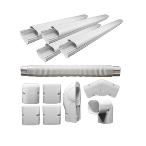 PIONEER Decorative PVC Slim Line Cover Kit for Mini Split Air Conditioners and Heat Pumps