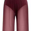 Lyrical Dance Dress for Women 2PCS Chiffon Cross Back Crop Top Ballet Leotard Shorts Mesh Sheer Pants Dance Outfits