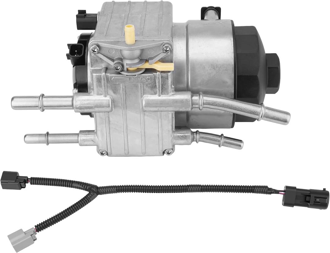 Fuel Pump Assembly with Filter In-Line Compatible with 2008-2010 Ford F-250 F-350 F-450 F-550 Super Duty 6.4L V8 Power stroke Diesel Engine, Replace# 8C3Z9G282A, PFB95
