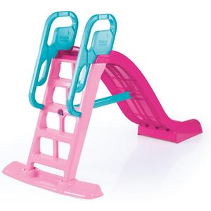 Big Splash Slide: Unicorn Pink & Blue - Waterslide Hose Attachment, Indoor/Outdoor, Plastic Playground Equipment, 74.4 x 33.5 x 44.9, Kids 3+