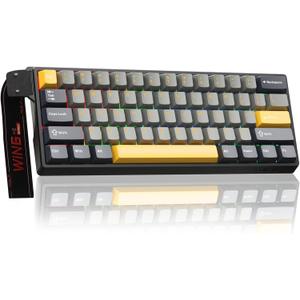 AULA WIN60 HE MAX - 60% Mechanical Gaming Keyboard Wired, Hall Effect Magnetic Switches Hot Swappable, Adjustable Actuation Rapid Trigger Mode, 8000 Hz Polling Rate, 60 Percent Keyboard Compact Design