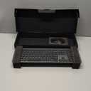 Wireless Mouse and Keyboard Combo, Full-Size Computer Keyboard with Calculator Button, 2400 Dpi Ergonomic Mouse, Ultra-Thin Cordless USB Keyboard and Mouse Set for Laptop Windows Mac - Gray (KM458-Grey)