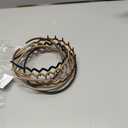 Zigzag Hair Headbands for Women 6-Pack Non-Slip Wave Comb Hairband, 6-Pack, Black and Brown (Mix Color, Average Size)