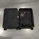 Away Medium Checked Luggage, Lightweight Hard Shell Suitcase with Spinner Wheels, Durable Rolling Luggage, TSA Lock, 26 Inch, Navy Blue