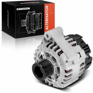 A-Premium Alternator Compatible with Mercedes-Benz R170 Series SLK32 AMG 2002 2003 2004 3.2L, 12V 120A 8-Groove Pulley Clockwise, Replace# SG12B060, 112-154-02-02
