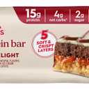 Atkins High Protein Bar, Brownie Delight, 4 Bars, 2.12 oz (60 g) Each, BBD: 10/14/2026