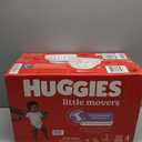 Huggies Size 4 Diapers, Little Movers Baby Diapers, Size 4 (22-37 lbs), 120 Count
