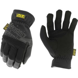 Mechanix Wear FastFit Work Gloves - Anti-Slip & Abrasion Resistant Heavy Duty Gloves - Touchscreen Compatible - Vibration Damping - Multipurpose Use - Large - Black