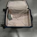 ANTLER - Soft Stripe Large Luggage - 31" Softside Suitcase, Durable, Lightweight & Expandable, 4 Spinner Wheels - Adjustable Handle, TSA Lock, Indigo Blue