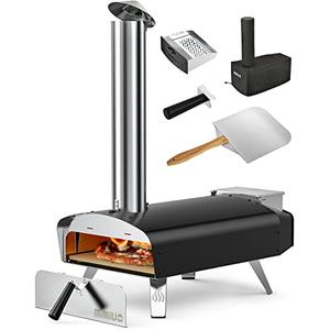 Mimiuo Outdoor Pizza Oven Wood Pellet 12" Pizza Ovens with Pizza Stone and Pizza Peel, Portable Wood-Fired Pizza Oven Pizza Stove for Backyard and Outside (Classic W-Oven Series) Mimiuo Outdoor Pizza Oven Wood Pellet 12" Pizza Ovens with Pizza Stone and Pizza Peel, Portable Wood-Fired Pizza Oven Pizza Stove for Backyard and Outside (Classic W-Oven Series)