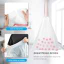 Ultra Thick Heavy Duty Plastic 15 Gallon Drawstring Trash Bags Large 80 Count White Leak Proof Garbage Bags for Tall Kitchen Home Office Outdoor