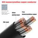 Yongse 2PIN/MMCX/TFZ/QDC IEM Headphone Replacement Cable, 6N OCC 4ft Upgraded Stereo 3.5/4.4mm Balanced Jack, Silver Plated 8 Strand Earphone Earbuds Audio Extension Cord - QDC 3.5mm with Mic