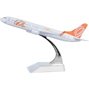 24-Hours Brazil GOL Airlines Boeing 737 Model Plane Alloy Metal Airplane Models Die-cast 1:400