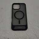 TORRAS for iPhone 16 Pro Max Case Translucent Black | Strong Magnetic & Seamless Stand, Fit for MagSafe, Military-Grade Drop Protection, Sturdy Adjustable Built-in Kickstand, Slim Matte Finish