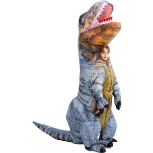RQUXMT Inflatable T Rex Costume Kids,Blow Up Full Body Dinosaur Suit,Halloween Costumes for Boys Girls, Size: 10-12YRS
