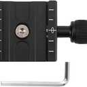 Aluminium 50mm Quick Release Plate QR Clamp Fits Arca-Swiss Standard for Tr Ballhead - (Color Name: Black), PCS 90