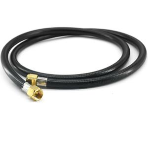 5 Feet Propane Hose Assembly Multipurpose Solution: Features 3/8" Female Flare on Both Ends, Perfect for Gas Grill, RV, Heater, Fire Pit