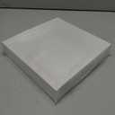 CiaoHER 2in Thickness Solid Acrylic Cube Display Block Clear Polished Pedestal Stand Riser Solid Base 2'' x 10" x 10", 1 Pack