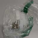 50 Pack Non Slip Plastic Drawer Stops Drawer Stoppers Clear PVC Dresser Stopper with Stainless Steel Screw for Furniture Bottom Repair Tool Bed Room Parts File Roll Top Desk Computer Desk Chest Safety