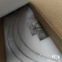 Semi Flush Mount Ceiling Light Fixture Glass Drum Chandelier Entryway Light Fixture 16''Gold Flush Mount Ceiling Lights 3-Light Foyer Lighting fixtures for Living Room Hallway Bedroom