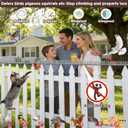 Bird Spikes 360Bend 100cm Anti Climb Spikes Squirrel Deterrent for Outside to Keep Birds Pigeon Racoon Squirrel Cat Away from Porch Baffle Feeder Yard Patio Garden, Fence Spikes with Accessories