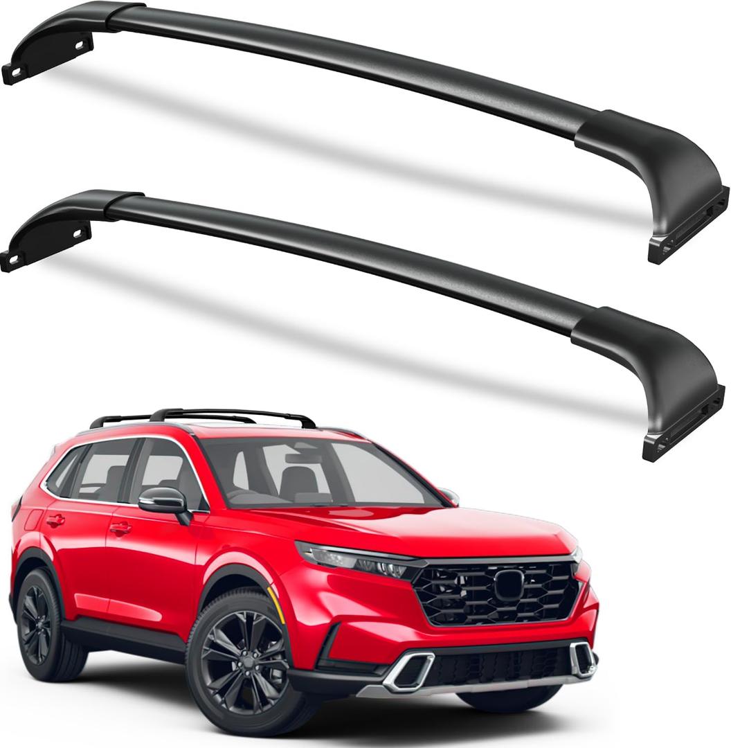Wonderdriver Roof Rack Cross Bars 300lbs Compatible with 2023 2024 2025 2026 Honda CRV CR-V & CRV Sport Hybrid, Heavy Duty Aluminum Crossbar Luggage Racks Roof Rails Rooftop Carrier Cargo Black