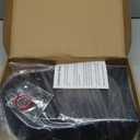 Hoolcar Tail Light Lamp Cover Guard Trim Bezel Frame Decor Exterior Accessories Compatible with 2011-2014 Chrysler 300, Smoked Black