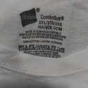 3 PCS Hanes Men’s Tall 100% Cotton V-Neck Undershirts, Tugless, Ultra Comfort, White - 5 (Size: 2 pcs. XL and 1 pc. 2XL)