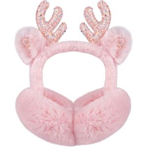 Surblue Cute Animal Earmuffs Winter Warm Outdoor Ear Covers Headband Fur Earwarmer