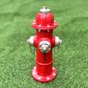 Elenon Garden Fire Hydrant Outdoor Statue Decorative for Dog to Peed on, 14.5" Fire Hydrant Puppy Pee Training Post, Gadrden Yard Lawn Backyard Ornament Decoration Firefighter Gifts for Men