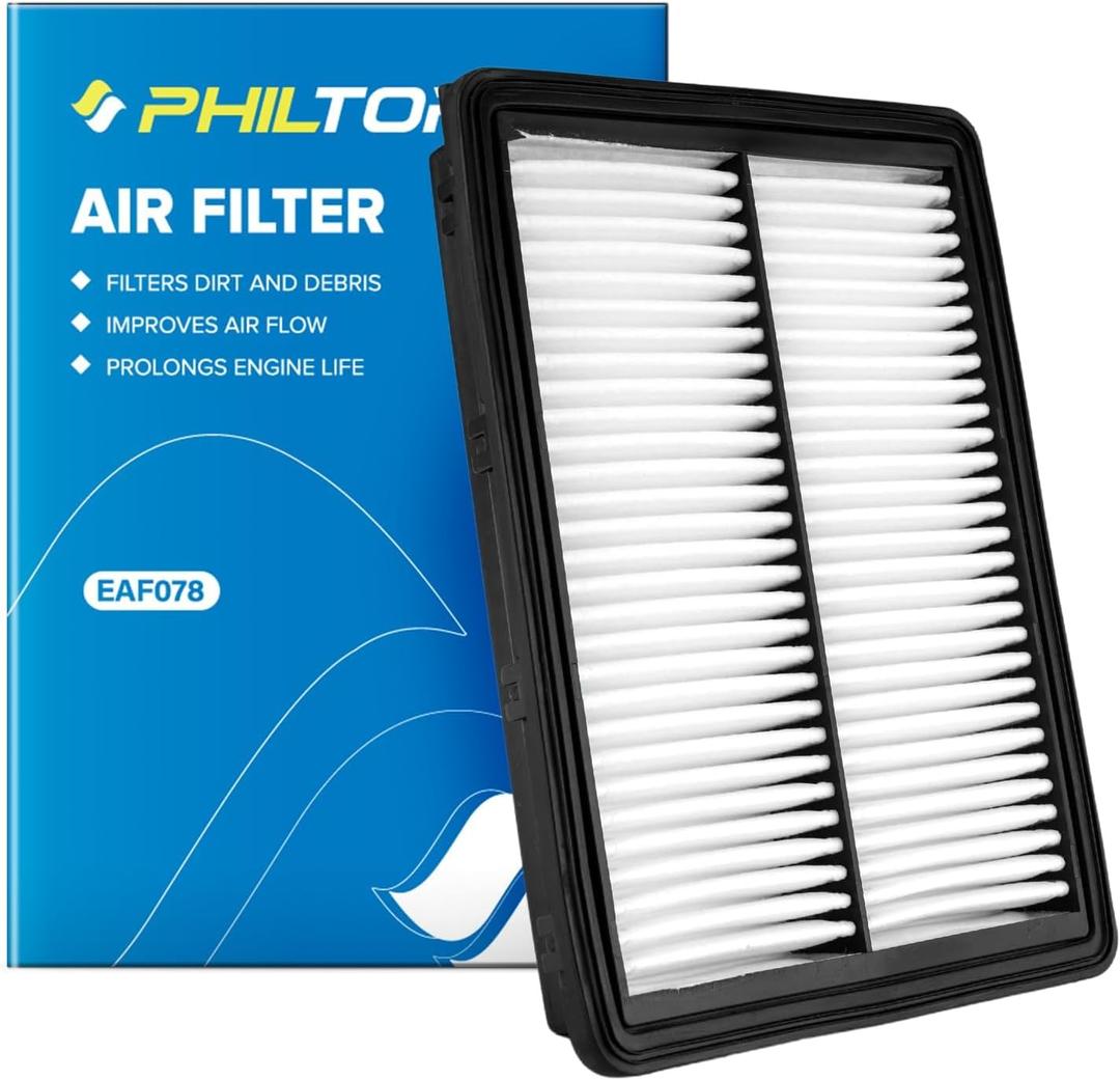 PHILTOP Engine Air Filter CA11942 for Hyundai Sonata 2015-2019 & Kia Optima 2016-2020, 2.0L 2.4L, Rigid Panel