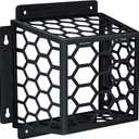 Dryer Vent Bird Guard Cover Outside, Universal 3" to 4" Outdoor Vent Protector for Bathroom, Kitchen & Dryer Exhaust, Heavy-Duty Rustproof Galvanized Steel Animal Guard for House (7"Lx7"Wx5"H, Black-1PCS)