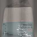 Royale Linens - Super Soft - Top Sheets - Twin Flat Sheet Sold Separately - Breathable, Cool & Crisp Percale Sheets Only (Twin, White)