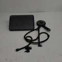 Upgraded 12.2" Rainfall Shower Head with Handheld Spray, Premium High Pressure Rain Shower Head with Handheld Combo, Large Rain Overhead Waterfall Showerheads | Air-in Tech| Anti-Clog Nozzles (Midnight Black)