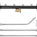 Tool Daily Undercarriage Pressure Washer Attachment 16 Inch, Dual-Function Undercarriage Cleaner for Power Washer and Garden Hose, Under Car Wash Water Broom with 3 Pieces Extension Wand, 4000 PSI