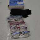 SIGVAN Bifocal Reading Glasses Blue Light Blocking Spring Hinge Fashion Pattern Print Eyeglasses for Women Men (multicolour 2, 2.50, x)