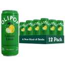 OLIPOP Prebiotic Soda Pop, Lemon Lime, Pantry Pack Packed with Prebiotics, Fiber, and Botanicals, Gluten Free, GMO Free, 12oz Skinny (12-Cans) Best By Jun 01/2026