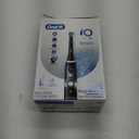 Oral-B iO Series 6 Rechargeable Electric Toothbrush with Visible Pressure Sensor to Protect Gums, 2 Minute Timer, 5 Cleaning Settings, 1 Replacement Toothbrush Head, and Travel Case, Black