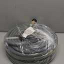 3/8" Pressure Washer Hose 100 FT 4500 PSI, Steel Braided Layer & NonMarking Rubber for Hot/Cold Water High Power Washer Replacement With 3/8 Inch Quick Connect & M22 Fitting, Industrial-grade (Gray)