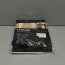 LEMOMO Blackout Curtains 52 x 84 inches Long Black Curtains Set of 2 Panels Thermal Insulated Room Darkening Curtains for Bedroom