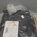 Cargo Mat Backrest Mats for 2021-2025 2026 Jeep Grand Cherokee L (3rd Row Manual & Power Fold), All Weather TPE Trunk Mat Cargo Liner Car Accessories (L | Cargo Mat+3rd Row Backrest Mats)