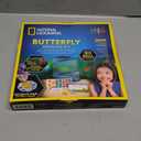National Geographic Butterfly Growing Kit - Butterfly Habitat Kit with Voucher to Redeem 5 Caterpillars (S&H Not Included), Butterfly Cage, Feeder 