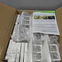 EXCMARK 4x4 Solar Post Cap Lights, 8 Pack Fence Deck Post Lights Outdoor Solar Powered Waterproof with Two Light Modes Warm&Cool White for Garden Patio Decor. (Classic White, 8)