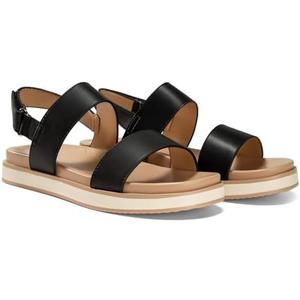 Coutgo Women's Arch Support Adjustable Strap Flat Sandals Size 9