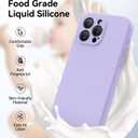 AOTESIER Magnetic for iPhone 15 Pro Max Case, [Compatible with Magsafe] [Food Grade Silicone] Upgraded Camera & Screen Protection Phone Case with [2 Screen Protectors], 6.7 inch, Cloud Mauve