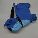 WADDLE Bouncy Animal Hopper - Inflatable Hopping Animals, Indoors and Outdoors Toys, Kids, Toddler Toys, Pump Included, Riding Toys for Boys and Girls Ages 2 Years and Up (Blue Dog)