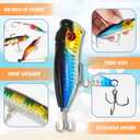 Advent Calendar Fishing Christmas Countdown -24 Days Fishing Lures Kit, 2025 Xmas Fishing Gift for Fisher Adult Men,Teen Boys,Father,Husband, or Boyfriend
