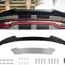Venom V2 Wickerbill Spoiler fits for Dodge Charger 2015-2023 SRT Hellcat & Scat Pack - 2 Piece Add-on Rear Spoiler with RivNut Tool