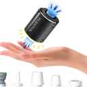 FLEXTAILGEAR Air Pump for Inflatables with Camping Lantern, Tiny Pump 2X, 4kPa Portable Air Pump Rechargeable Air Mattress Pump with Magnetic Design, for Sleeping Pads Pool Floats Swimming Rings