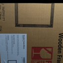 Bathroom Mirror for Wall with Wooden Frame, 20"x28" Solid Wood Vanity Mirror for Farmhouse, Bathroom, Bedroom, Vertical or Horizontal Hanging (Brown)